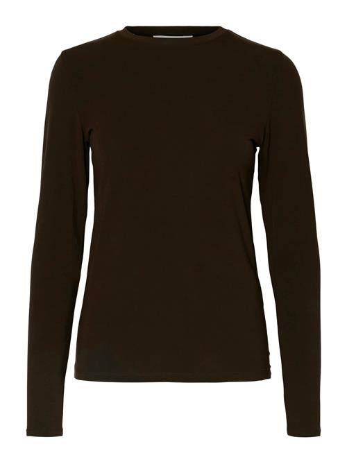 SELECTED Shirts 'SLFMANJA'  kastaniebrun