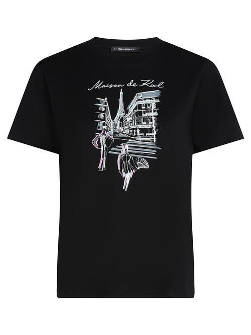 Karl Lagerfeld Shirts  grå / blomme / sort