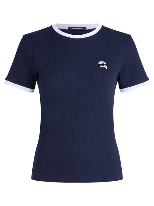 Karl Lagerfeld Shirts  mørkeblå / sort / hvid