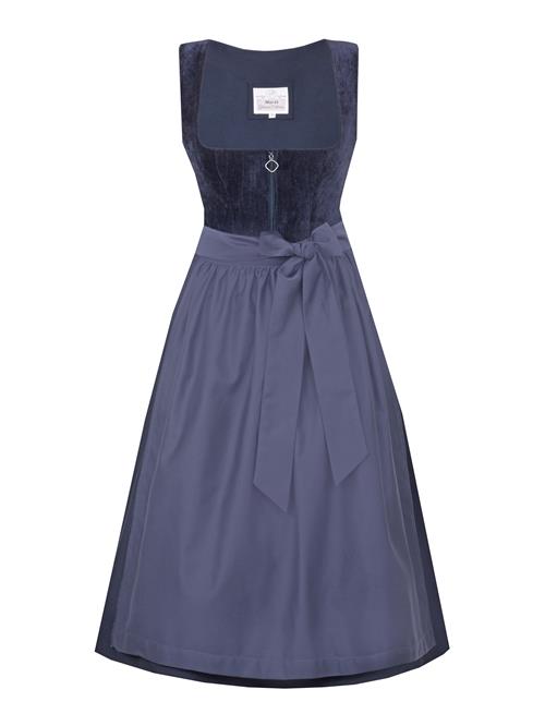 MARJO Dirndl 'Kirchham'  natblå / mørkeblå