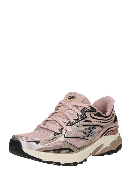 SKECHERS Slip On 'STAMINA'  mørkegrå / lyserød / sort