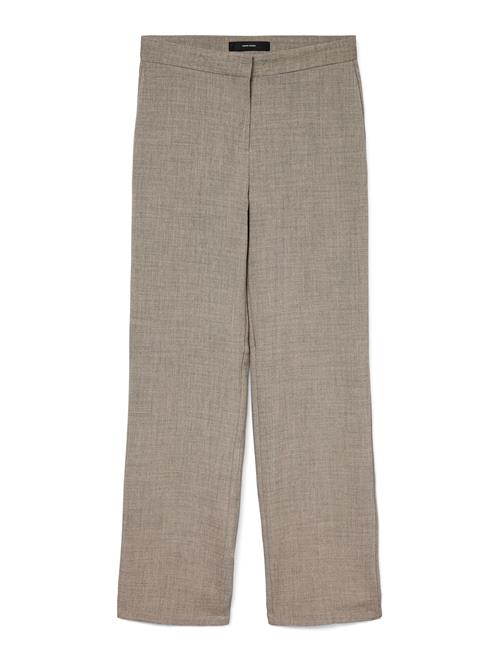 VERO MODA Bukser med fals 'VMAYAR LYN'  brun-meleret