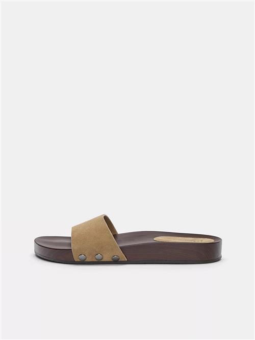 Pull&Bear Pantoletter  lysebrun