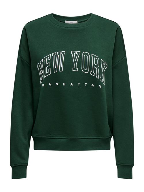 ONLY Sweatshirt  gran / hvid