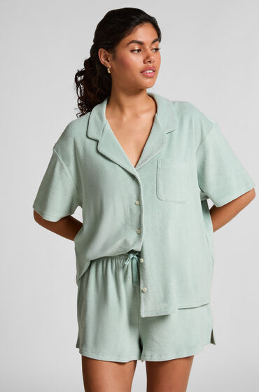 Hunkemöller Frottéshorts grøn