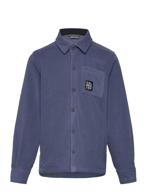 Se Fleece Shirt Color Kids Blue ved Booztlet