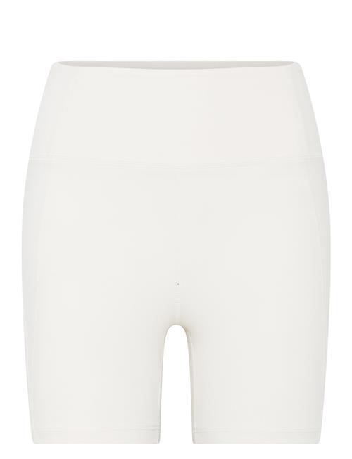 Compressive High-Rise Run Shorts Girlfriend Collective Beige