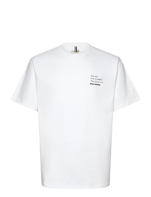 Zeke T-Shirt Fat Moose White