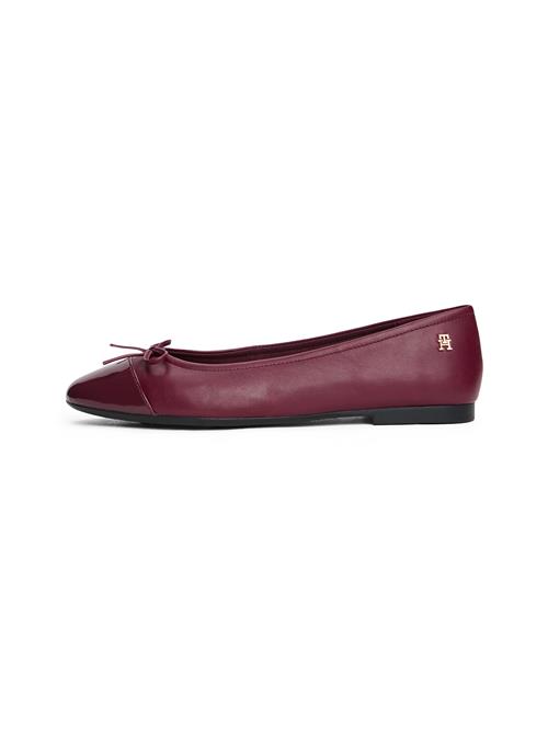 TOMMY HILFIGER Ballerinasko  burgunder