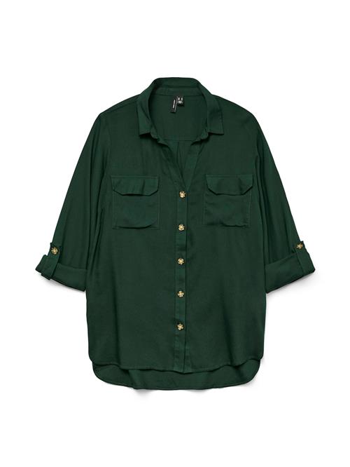 VERO MODA Bluse 'VMBumpy'  smaragd
