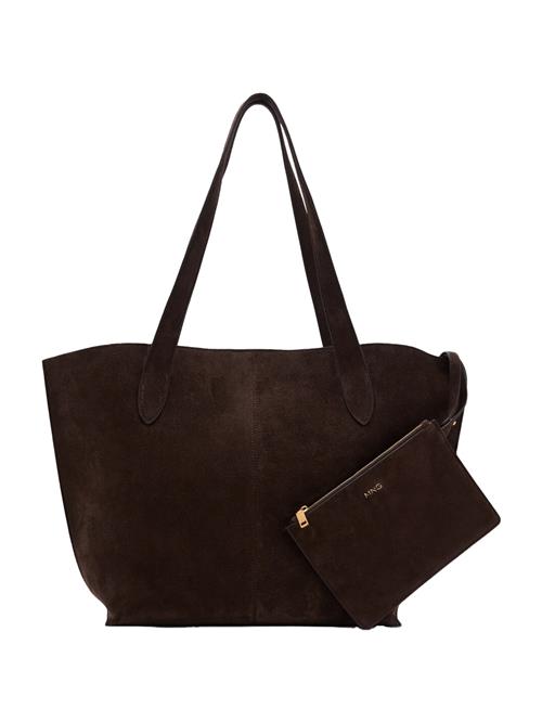 MANGO Shopper 'GLORIA'  mørkebrun