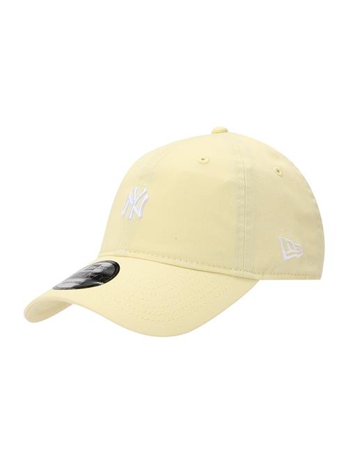 NEW ERA Hætte '9TWENTY NEYYAN '  pastelgul / hvid