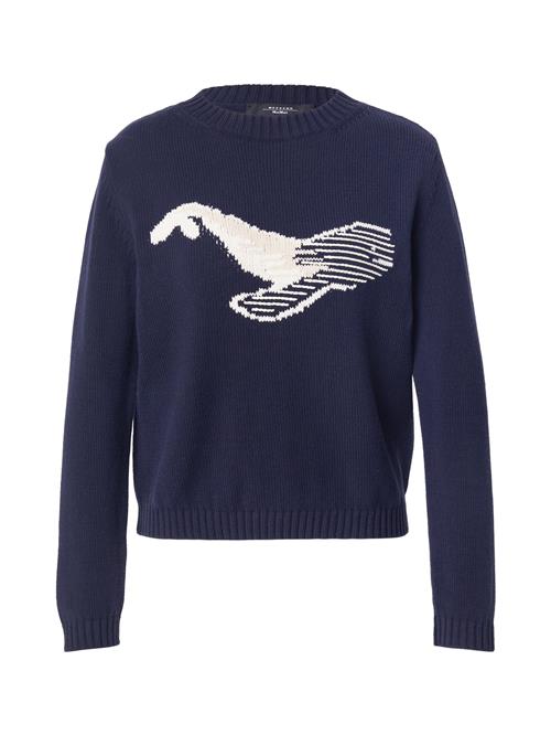 Se Weekend Max Mara Pullover 'NESPOLA'  beige / navy / hvid ved About You