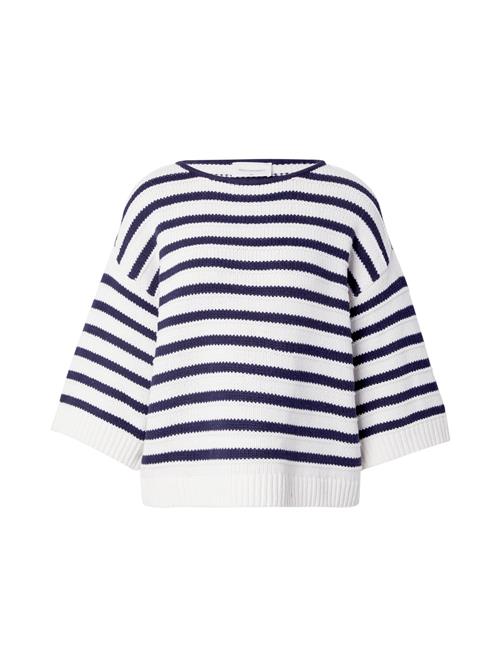 Se MSCH COPENHAGEN Pullover 'Leika Jillena'  marin / offwhite ved About You