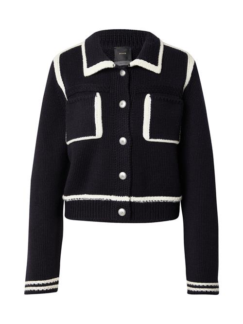 PINKO Cardigan 'SULCIS'  sort / hvid