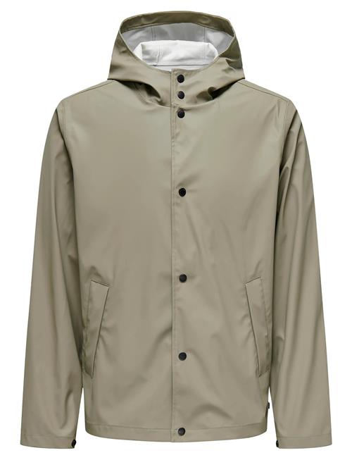 Onsluca Rain Jacket Otw Vd ONLY & SONS Beige