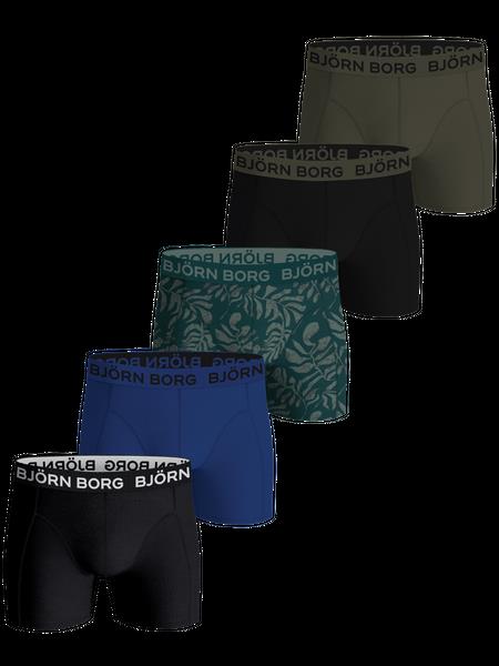 Se Björn Borg Cotton Stretch Boxers 5-pack Multi, 158-164 hos Björn Borg