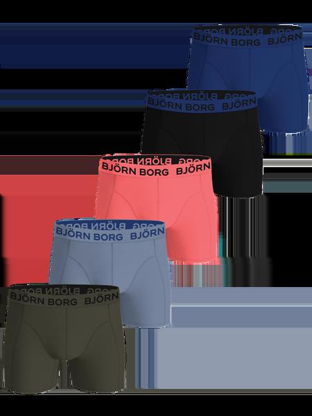 Björn Borg Cotton Stretch Boxers 5-pack Multi, 134-140