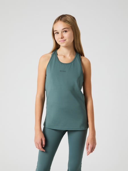 Björn Borg Borg Racerback Tank Top Grøn, 146-152