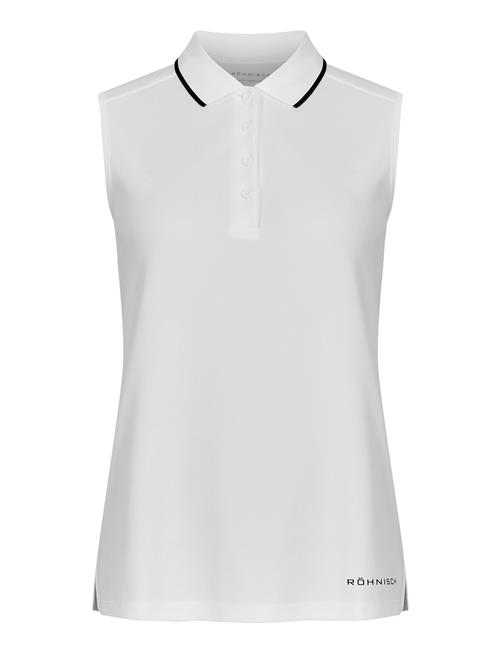 Miriam Sleeveless Poloshirt Röhnisch White