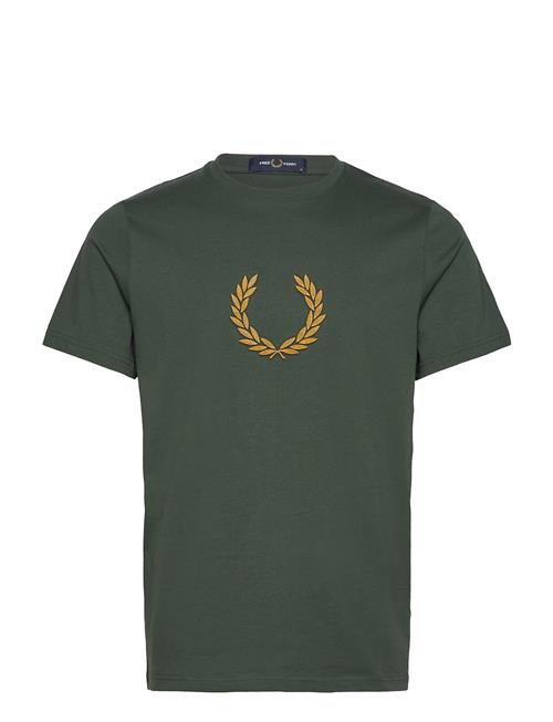 Textr Laurel Wreath Tee Fred Perry Green