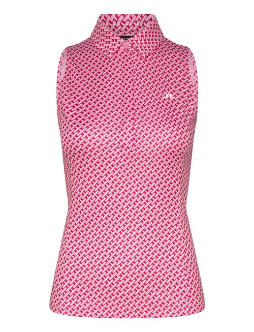 Dena Print Sleeveless Top J. Lindeberg Pink