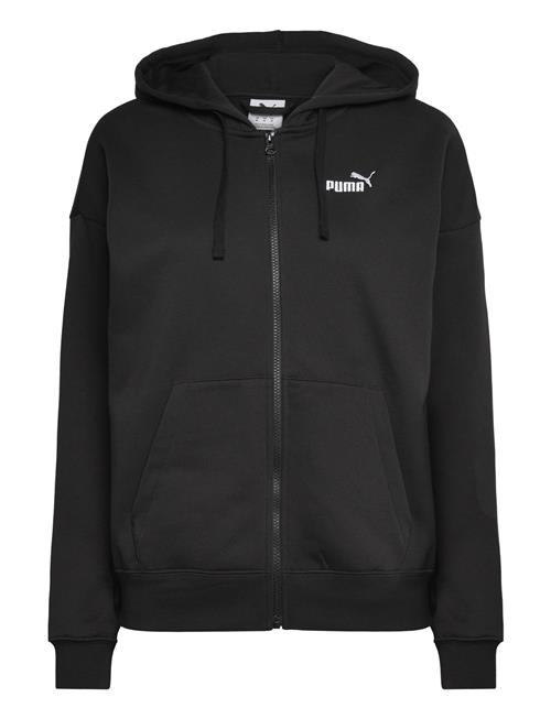 Ess Small No. 1 Logo Comfort Full-Zip Hoodie Fl PUMA Black