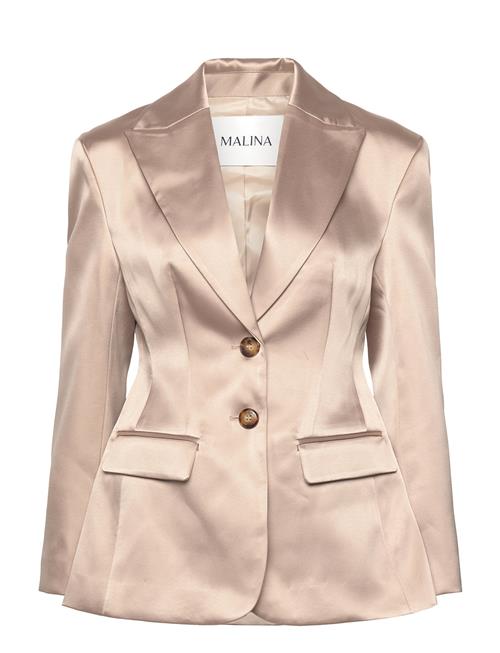 Ella Tailored Peplum Blazer Malina Gold