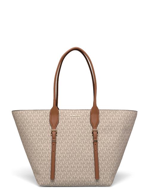 Lg Buckle Tote Michael Kors Beige