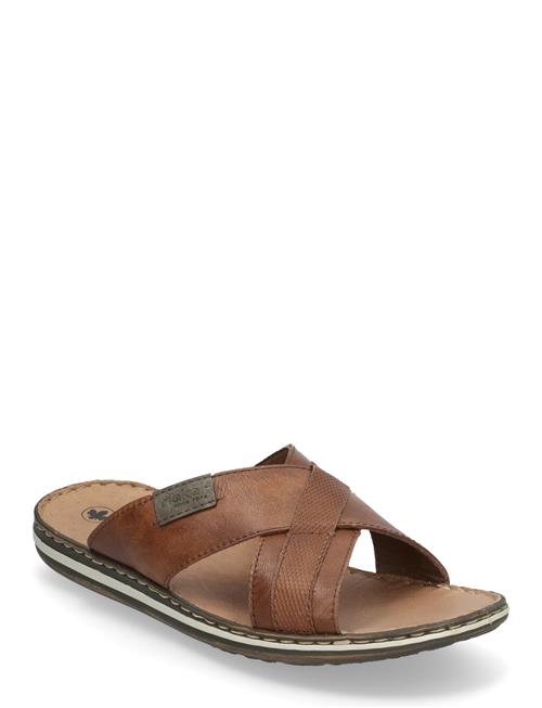 Rieker Mens Sandals 21082-24 Brown Rieker Brown