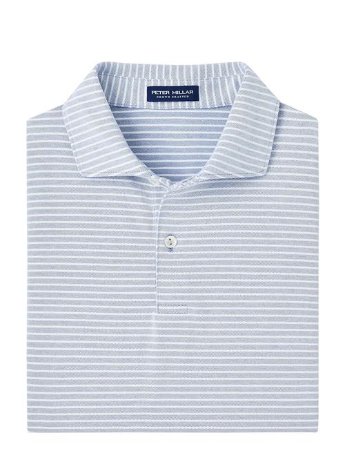Albatross Cotton Blend Pique Polo - Edwin Spread C Peter Millar Blue