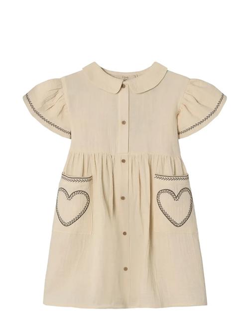 Amour Ss Dress Fliink Cream