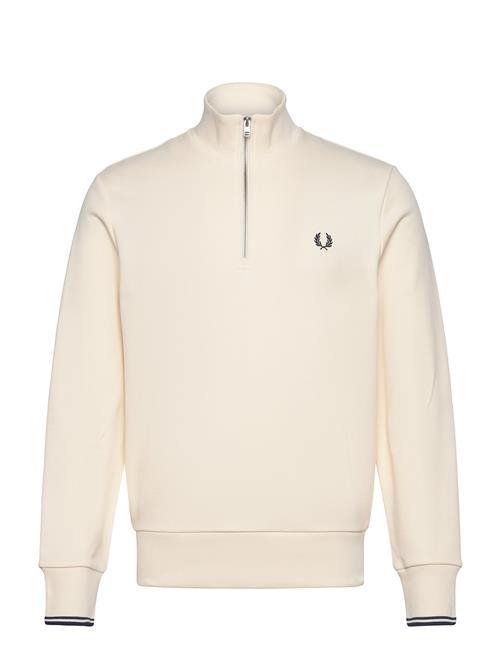 Half Zip Sweatshirt Fred Perry Cream