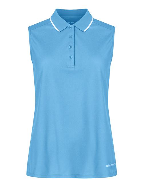 Miriam Sleeveless Poloshirt Röhnisch Blue