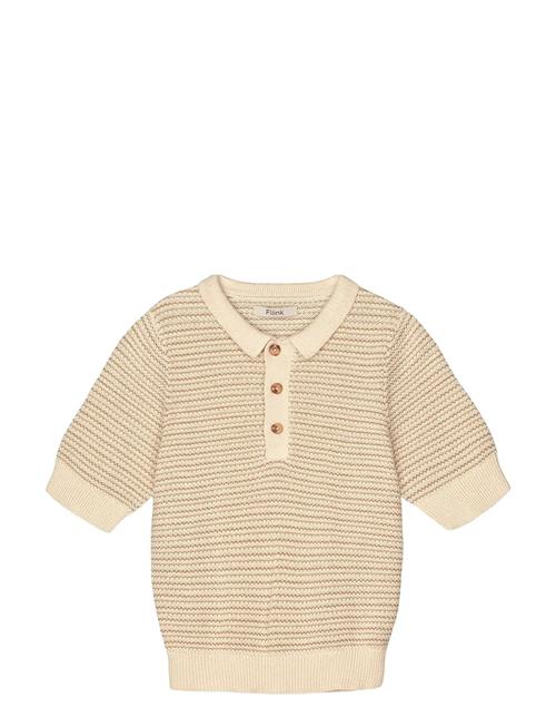 Utily Ss Polo Fliink Beige