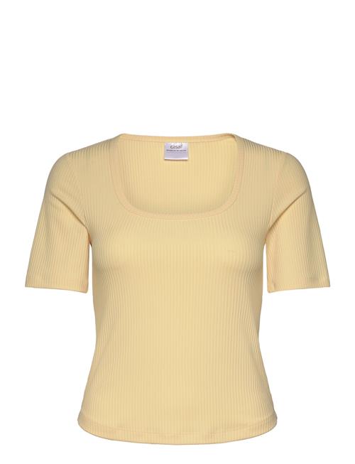 Scoop Rib Tee Casall Yellow