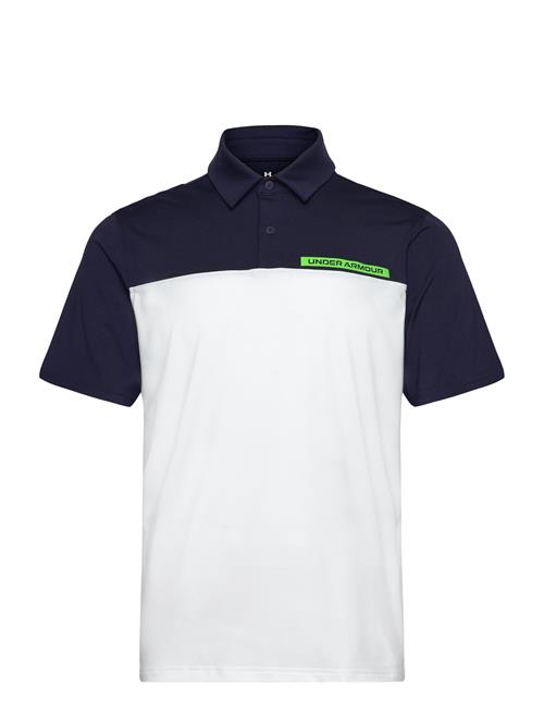 Ua T2G Color Block Polo Under Armour White