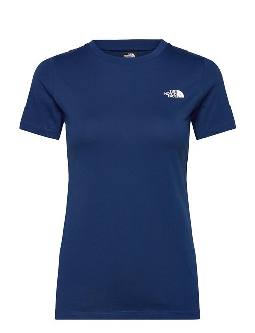 W S/S Simple Dome Slim Tee The North Face Blue