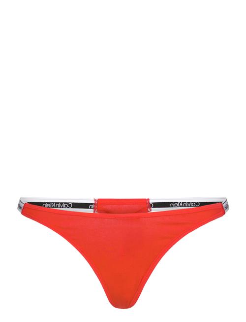 Dipped String Thong Calvin Klein Red