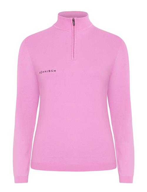 Kora Knitted Half Zip Röhnisch Pink
