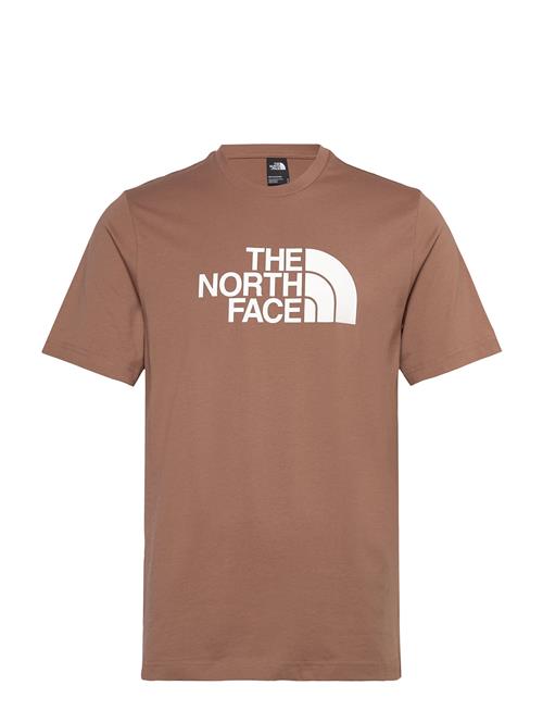 M Ss Easy Tee The North Face Brown