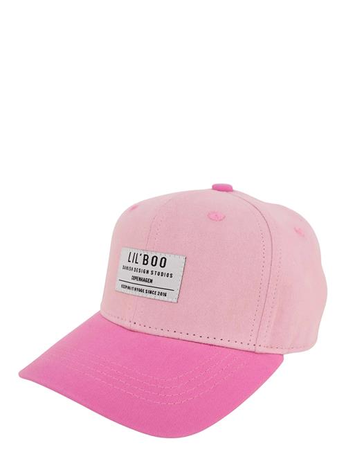 Organic Block Snapback Lil' Boo Pink