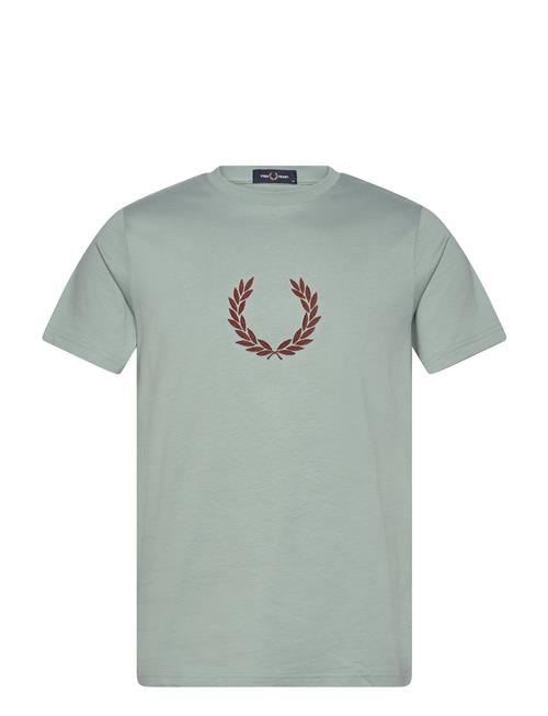 Textr Laurel Wreath Tee Fred Perry Blue