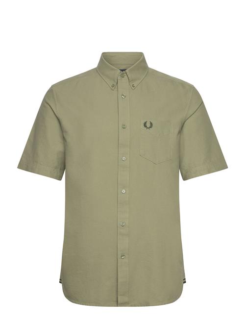 S/S Oxford Shirt Fred Perry Khaki