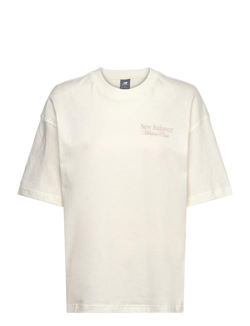 Linear Graphic Over D T-Shirt New Balance Cream