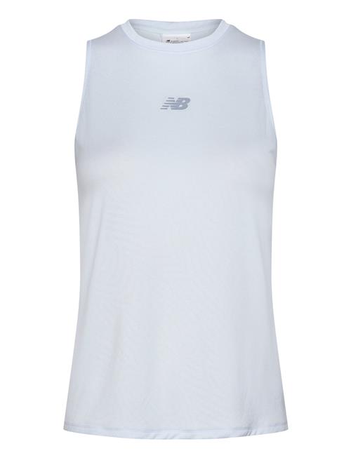 Jacquard Slim Tank New Balance White