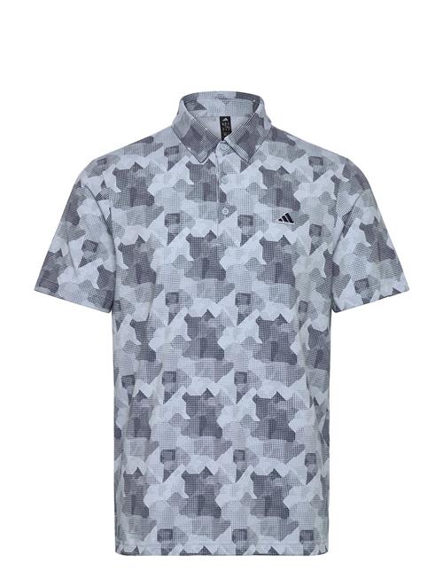 Go-To Prt Polo Adidas Golf Blue