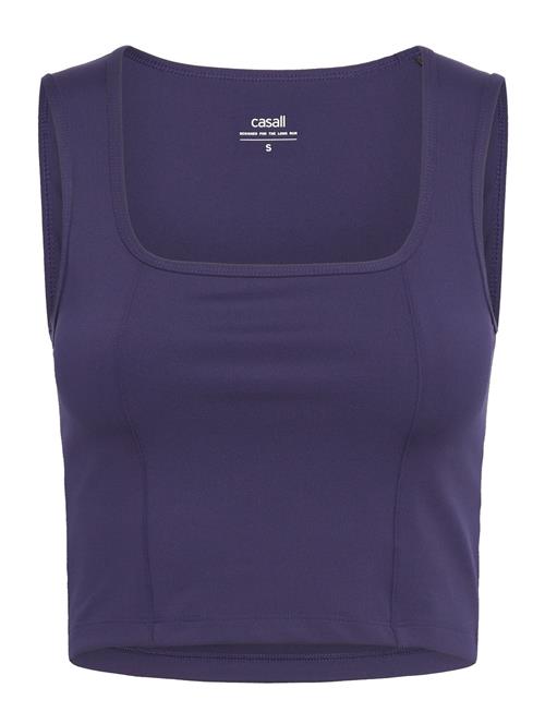Edge Crop Top Casall Navy