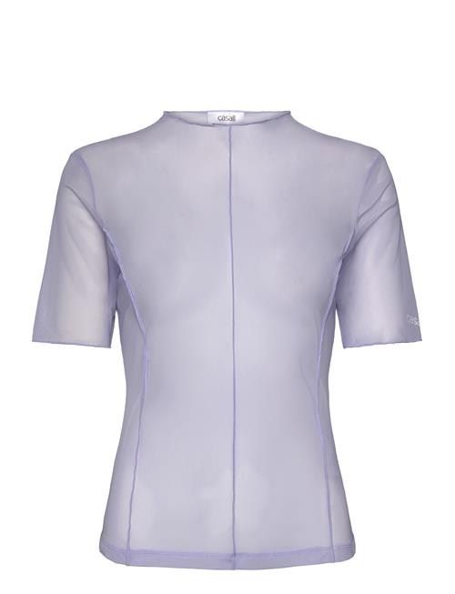 Seam Detail Mesh Tee Casall Purple