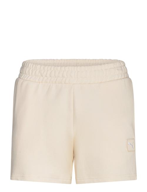 Ess Elevated Mid-Rise Shorts 5" PUMA Cream